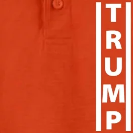 Trump Flag Dry Zone Grid Performance Polo