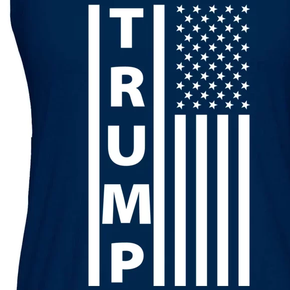 Trump Flag Ladies Essential Flowy Tank