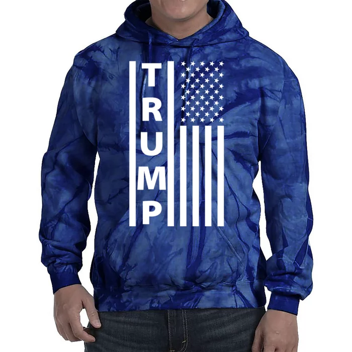 Trump Flag Tie Dye Hoodie