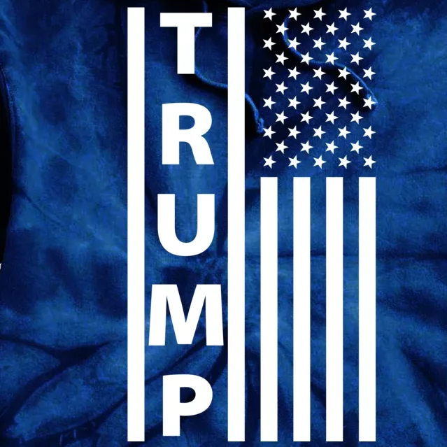 Trump Flag Tie Dye Hoodie