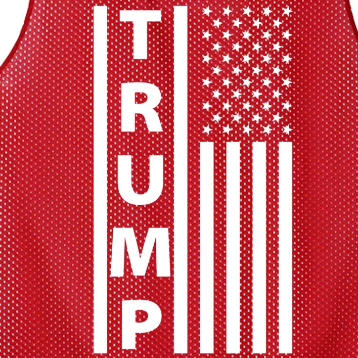 Trump Flag Mesh Reversible Basketball Jersey Tank