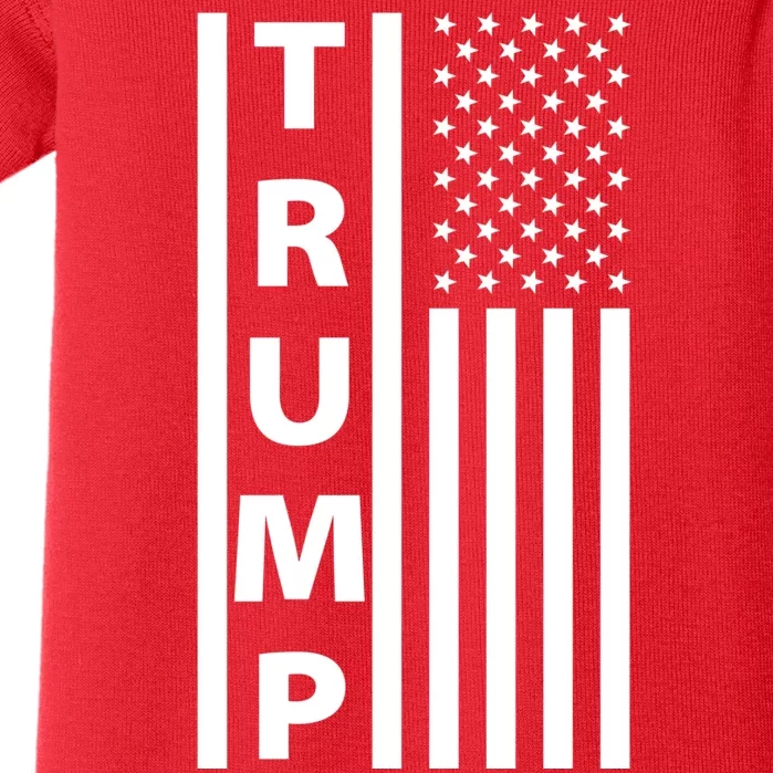 Trump Flag Baby Bodysuit