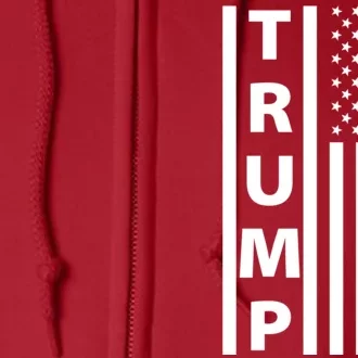 Trump Flag Full Zip Hoodie