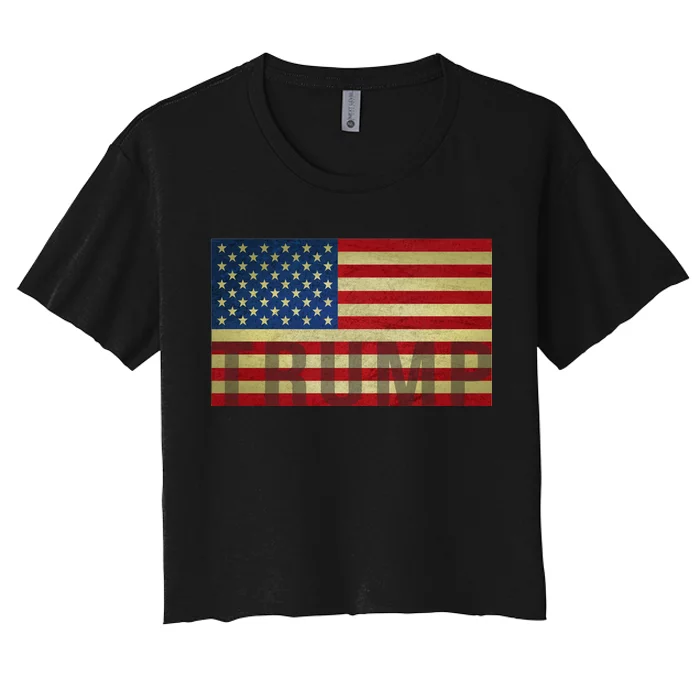 Trump For America Women's Crop Top Tee