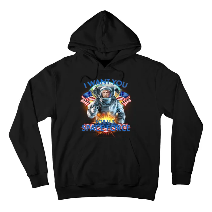 Trump I Want You For US Space Force Hoodie