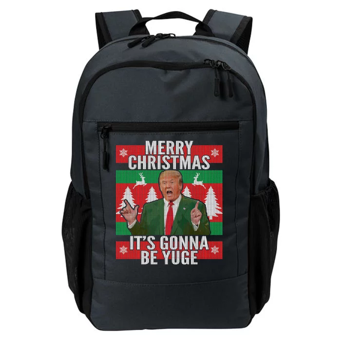 Trump It's Gonna Be Yuge Ugly Christmas Daily Commute Backpack