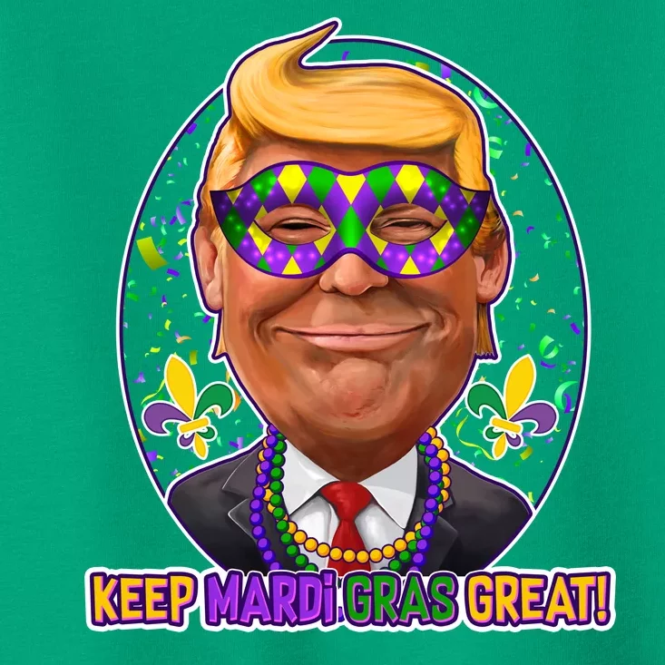 Trump Keep Mardi Gras Great Toddler T-Shirt