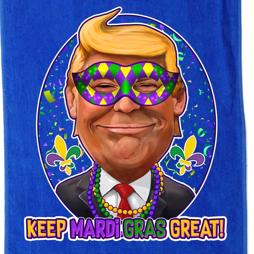 Trump Keep Mardi Gras Great Platinum Collection Golf Towel