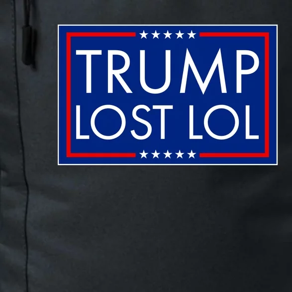 Trump Lost LOL logo Anti Trump Daily Commute Backpack