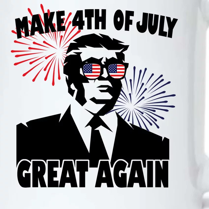 Trump Make 4th Of July Great Again Black Color Changing Mug