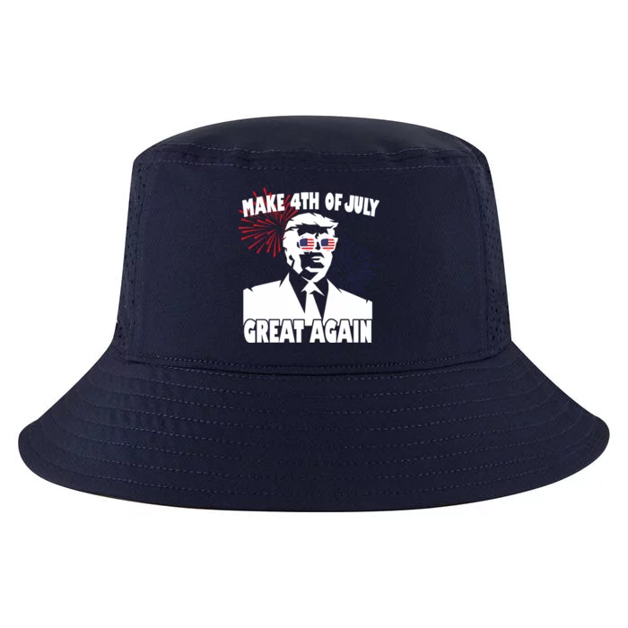 Trump Make 4th Of July Great Again Cool Comfort Performance Bucket Hat