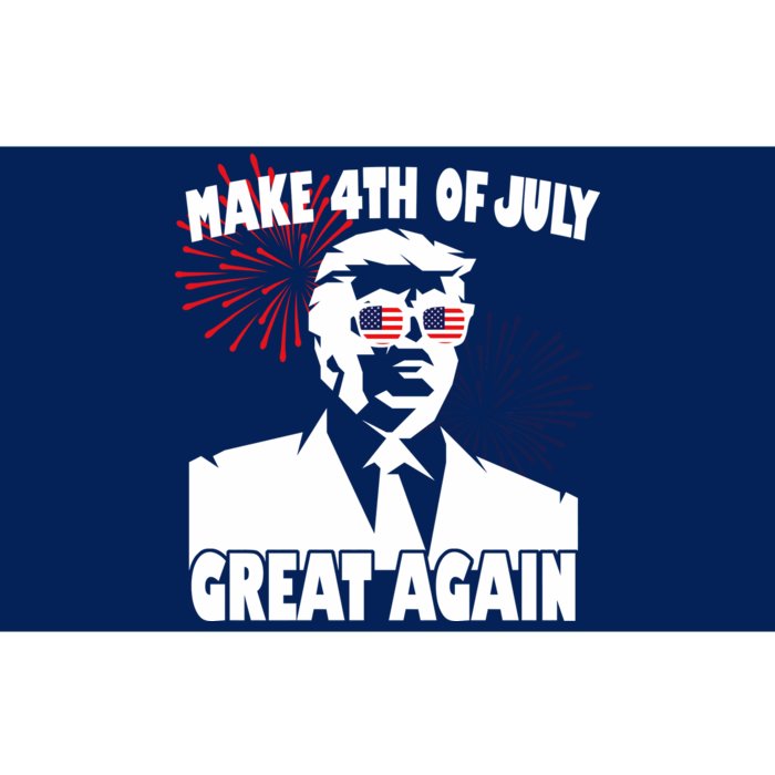 Trump Make 4th Of July Great Again Bumper Sticker