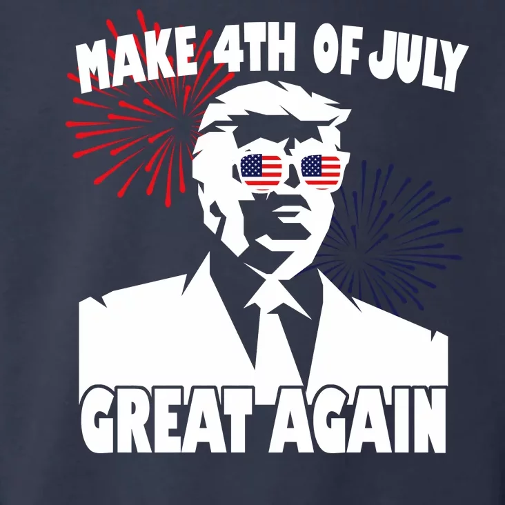 Trump Make 4th Of July Great Again Toddler Hoodie