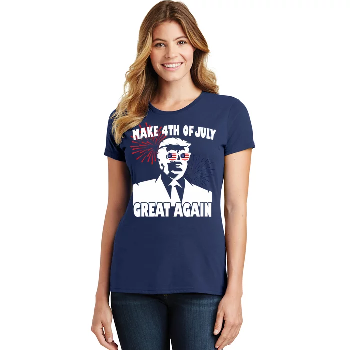 Trump Make 4th Of July Great Again Women's T-Shirt