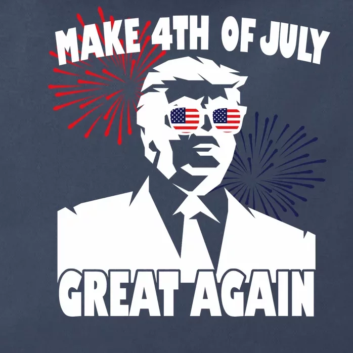 Trump Make 4th Of July Great Again Zip Tote Bag