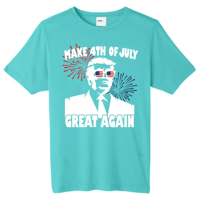 Trump Make 4th Of July Great Again ChromaSoft Performance T-Shirt