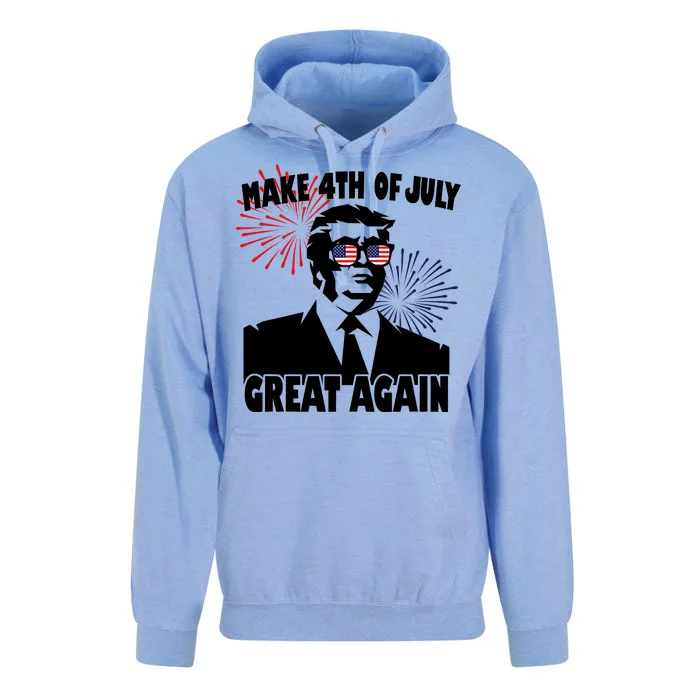 Trump Make 4th Of July Great Again Unisex Surf Hoodie