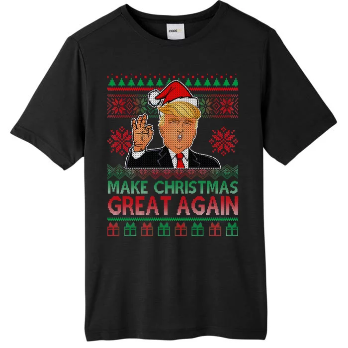 Trump Make Christmas Great Again Ugly ChromaSoft Performance T-Shirt