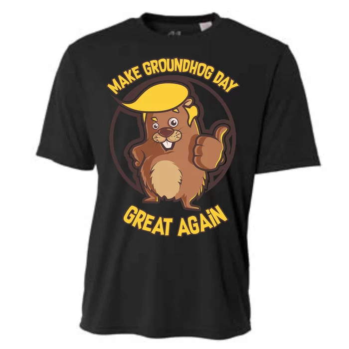 Trump Make Groundhog Day Great Again Cooling Performance Crew T-Shirt