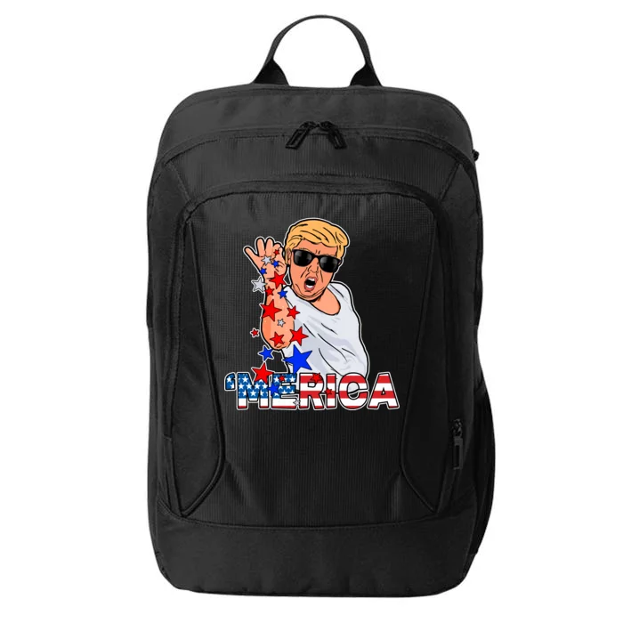 Trump Merica Salt Bae City Backpack