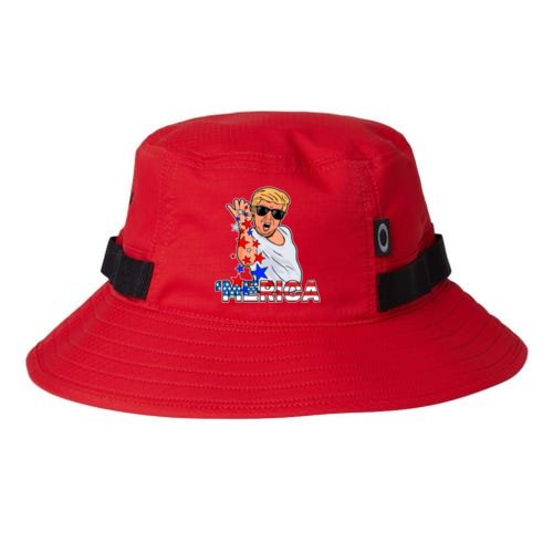 Trump Merica Salt Bae Oakley - Bucket Hat