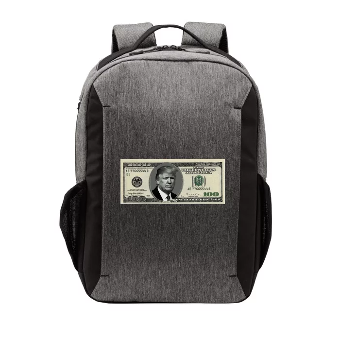 Trump Money Hundred Dollar Bill $100 Vector Backpack