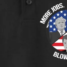 Trump More Jobs Obama No Jobs Clinton Blow Jobs Dry Zone Grid Performance Polo