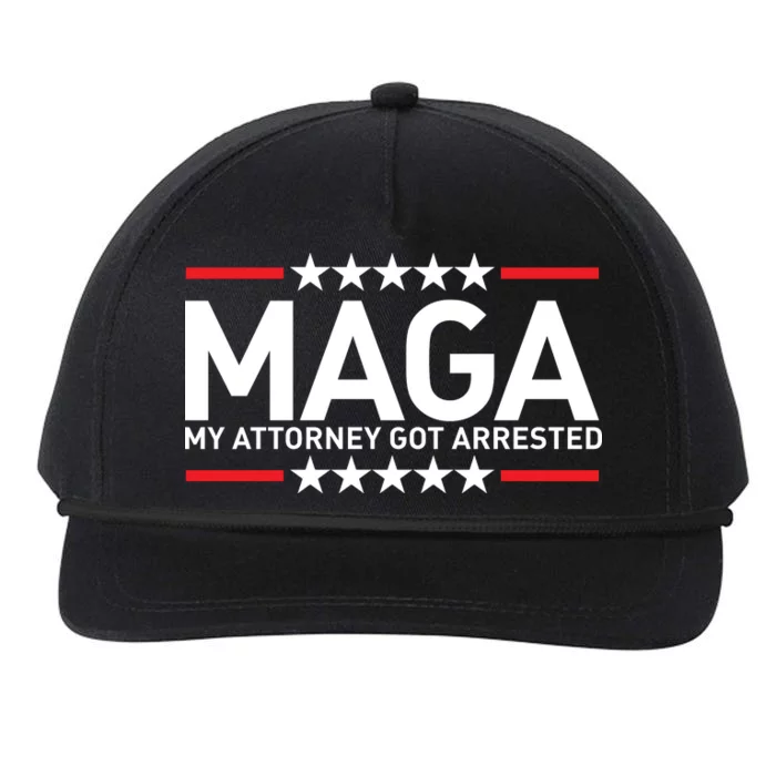 Trump My Attorney Got Arrested MAGA Snapback Five-Panel Rope Hat