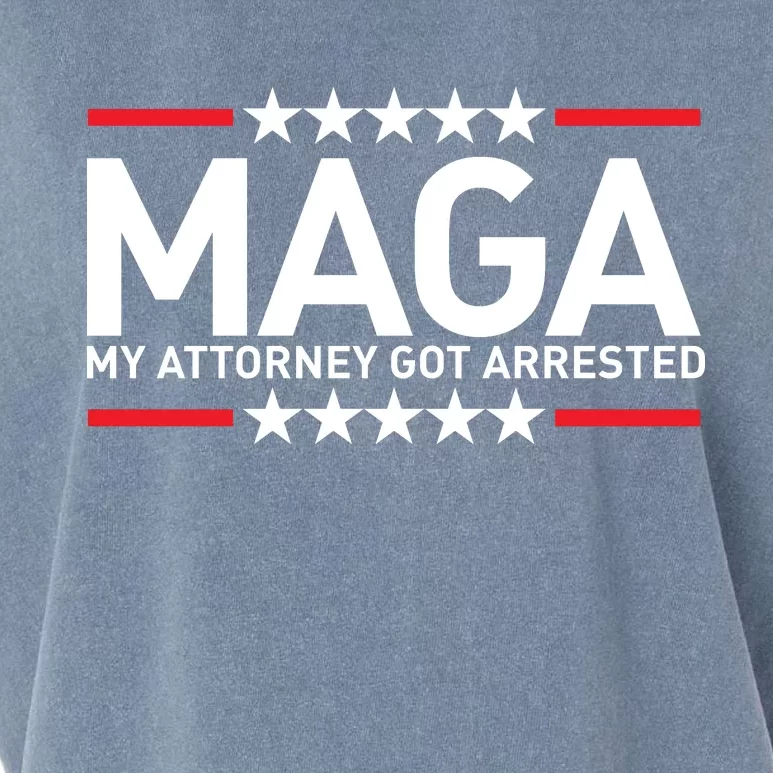 Trump My Attorney Got Arrested MAGA Garment-Dyed Women's Muscle Tee