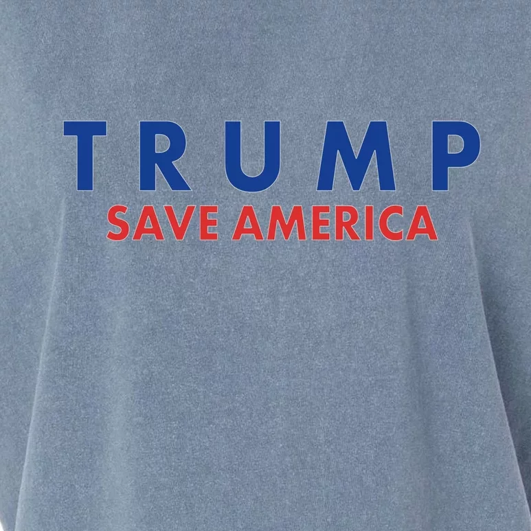 Trump Save American Logo Garment-Dyed Women's Muscle Tee