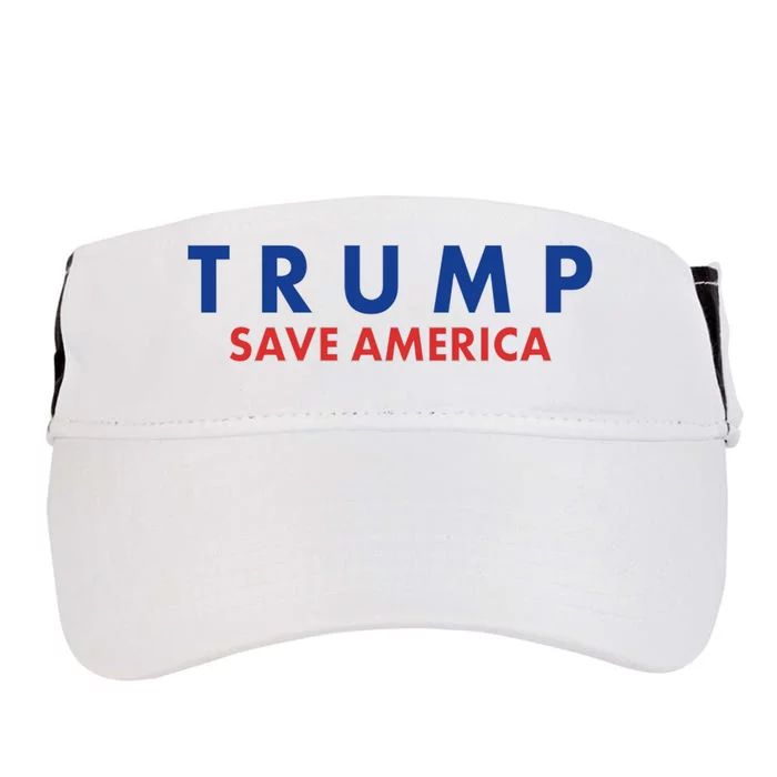 Trump Save American Logo Adult Drive Performance Visor