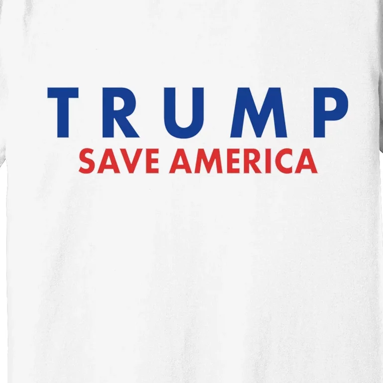 Trump Save American Logo Premium T-Shirt