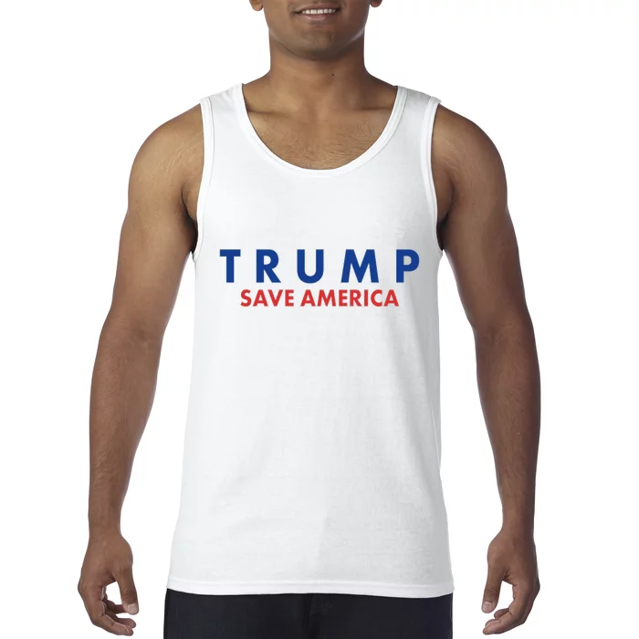 Trump Save American Logo Tank Top