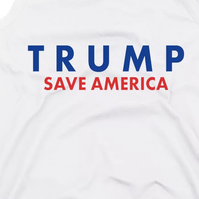 Trump Save American Logo Tank Top