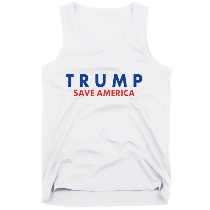 Trump Save American Logo Tank Top