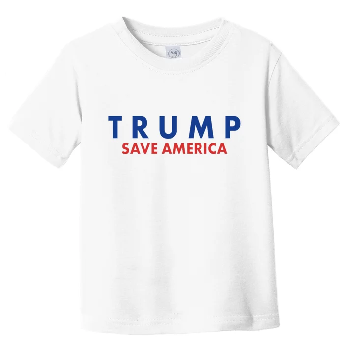 Trump Save American Logo Toddler T-Shirt