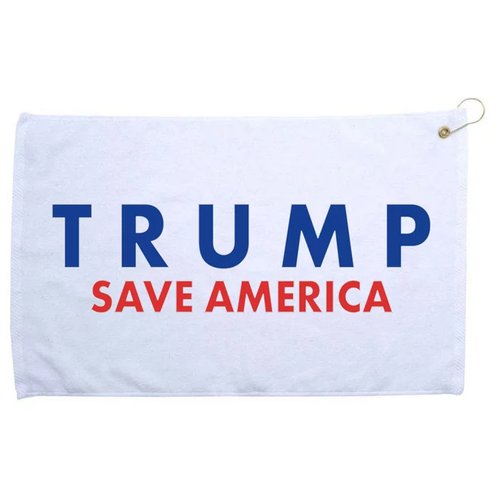 Trump Save American Logo Grommeted Golf Towel