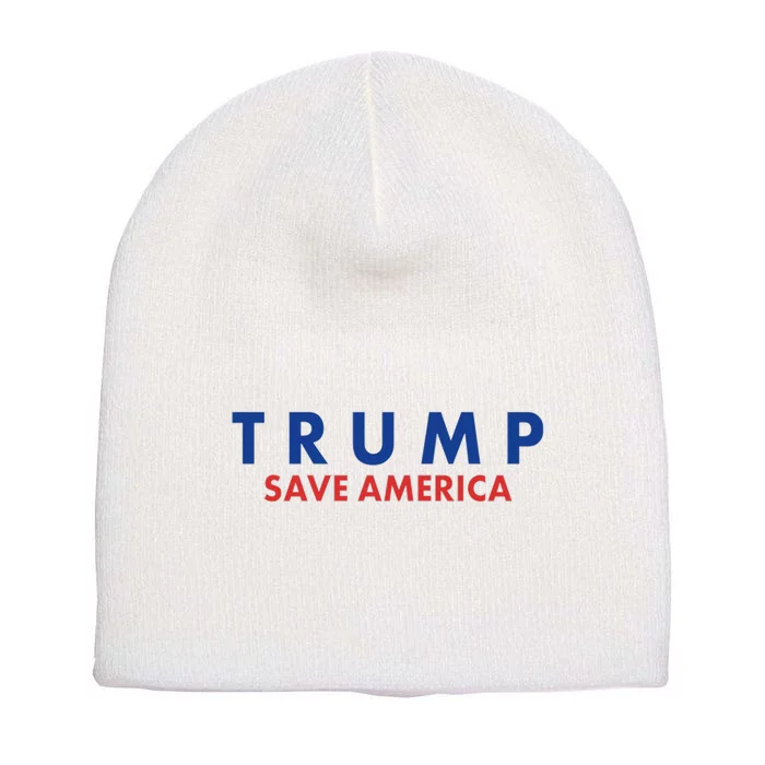 Trump Save American Logo Short Acrylic Beanie