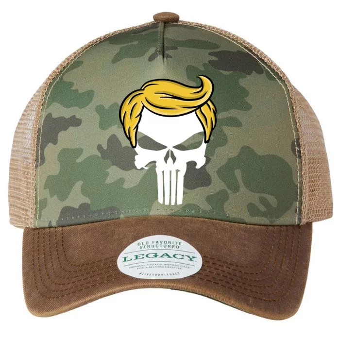 Trump Skull Legacy Tie Dye Trucker Hat