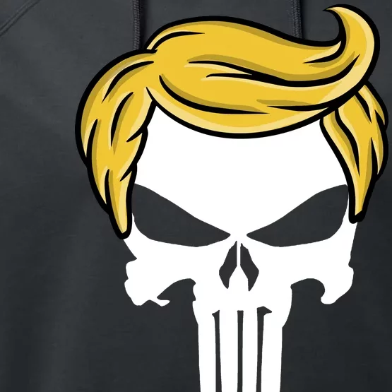 Trump Skull Performance Fleece Hoodie