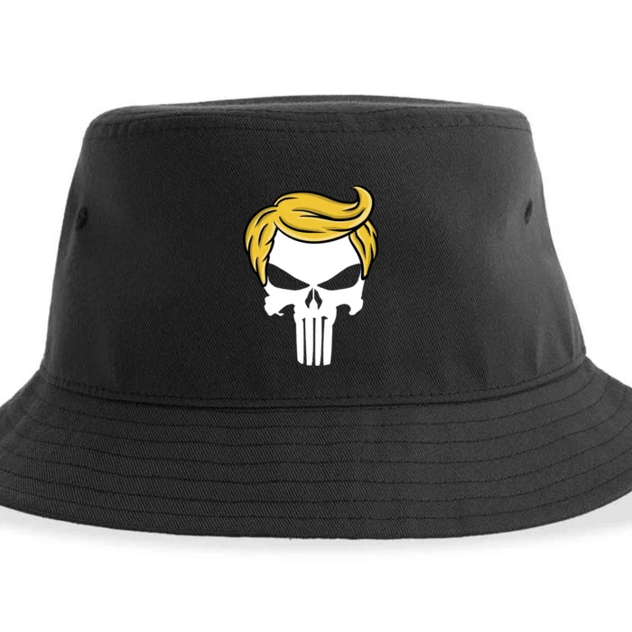 Trump Skull Sustainable Bucket Hat