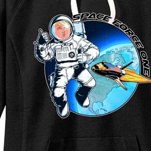 Trump Space Force One Women's Fleece Hoodie