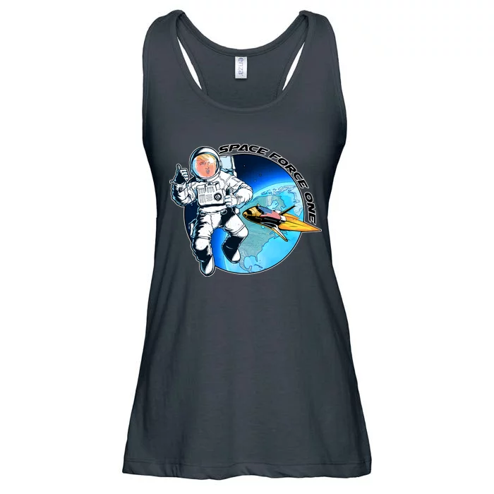 Trump Space Force One Ladies Essential Flowy Tank