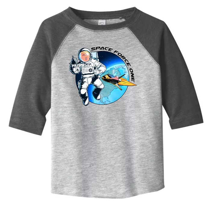 Trump Space Force One Toddler Fine Jersey T-Shirt