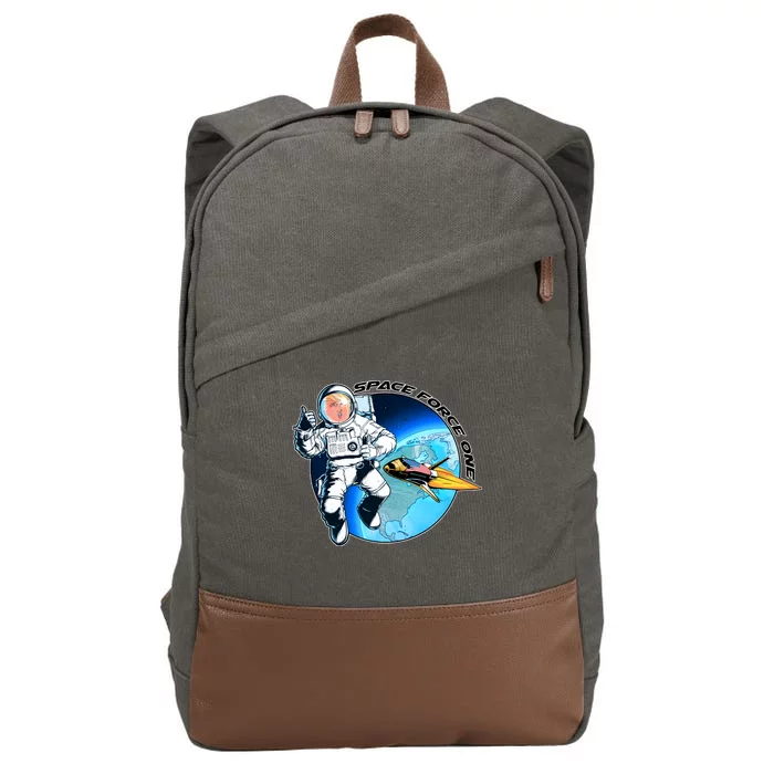 Trump Space Force One Cotton Canvas Backpack