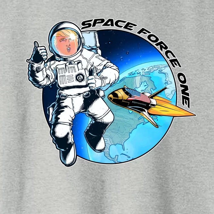 Trump Space Force One Women's Crop Top Tee