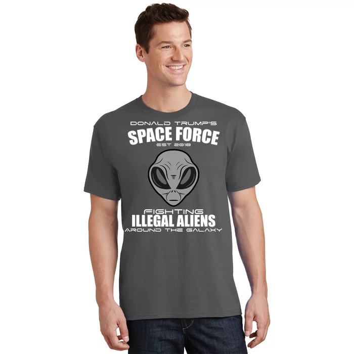 Trump Space Force Team Fight Illegal Aliens T-Shirt