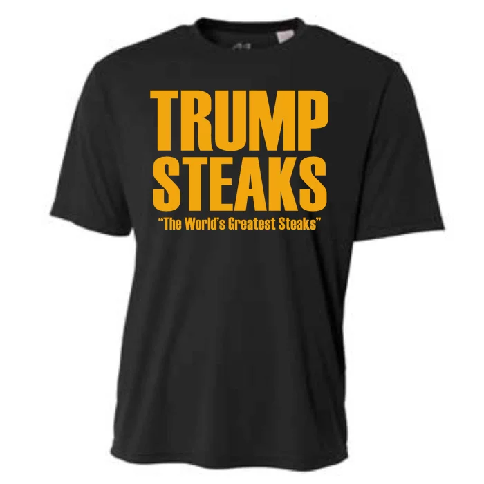 Trump Steaks President Donald Political Election Funny Humor Cooling Performance Crew T-Shirt