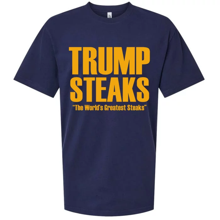 Trump Steaks President Donald Political Election Funny Humor Sueded Cloud Jersey T-Shirt