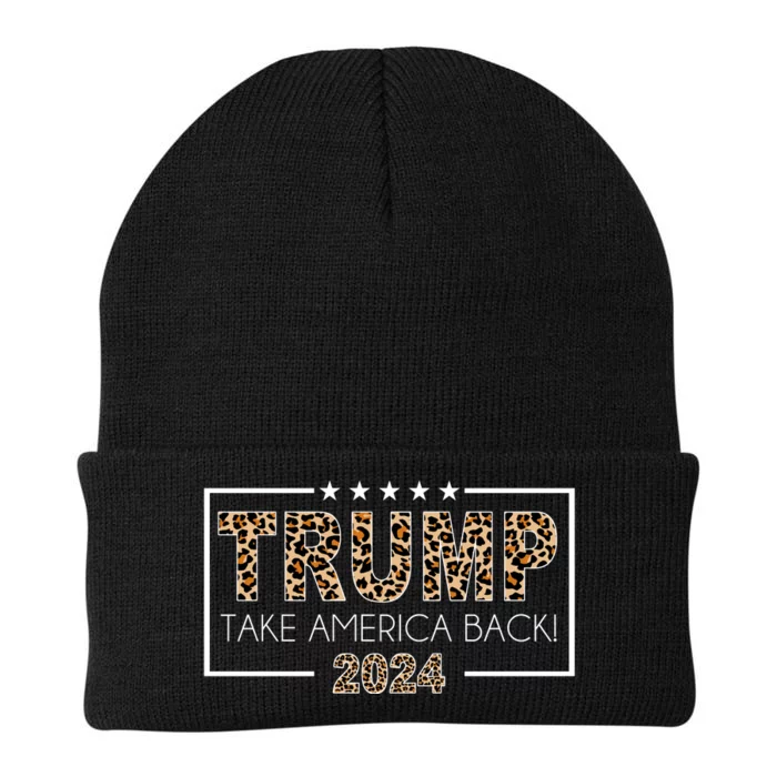 Trump Take America Back 2024 Knit Cap Winter Beanie